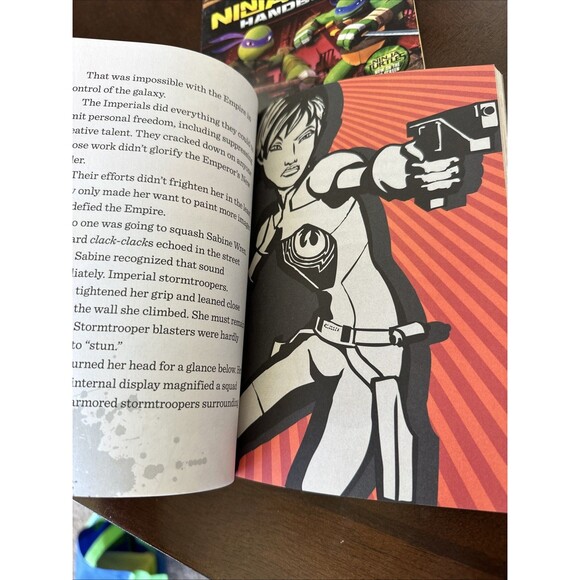 Lot (7) Boy's Illustrated TMNT Lego Comic Marvel Chapter Books Reading Star Wars - Picture 15 of 16